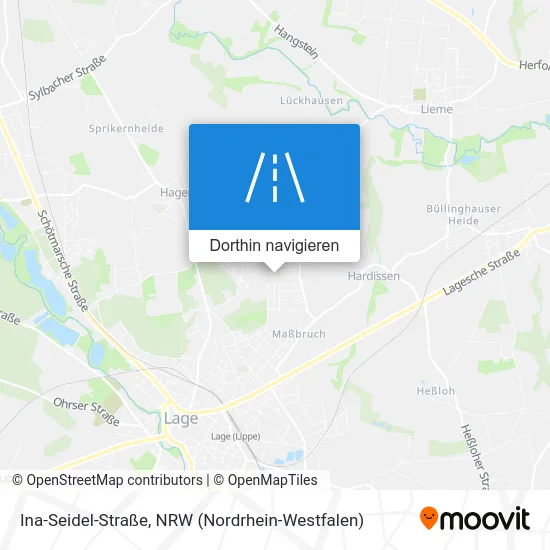 Ina-Seidel-Straße Karte