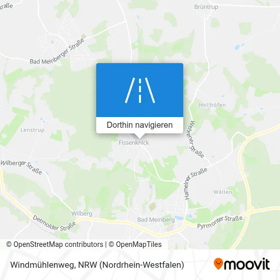 Windmühlenweg Karte