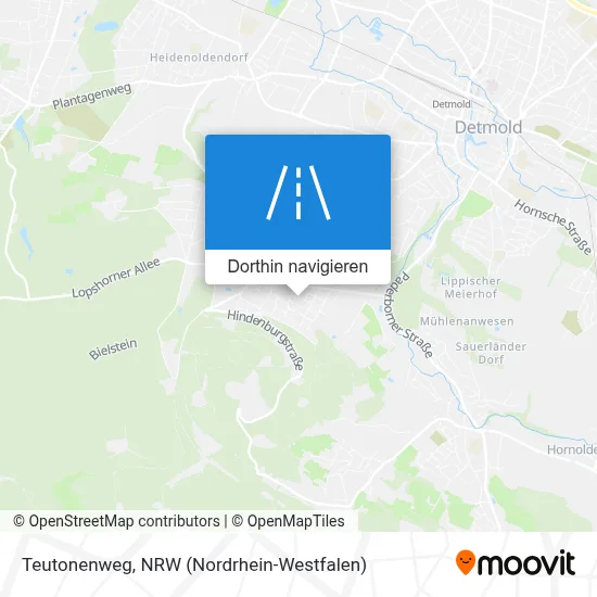 Teutonenweg Karte