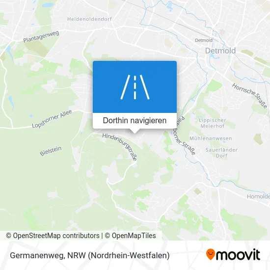 Germanenweg Karte