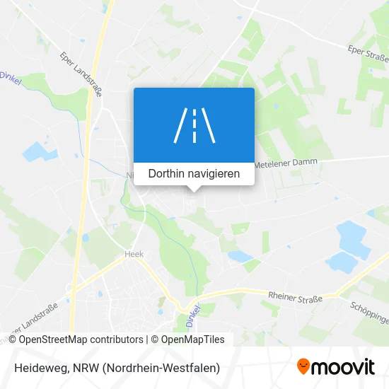 Heideweg Karte