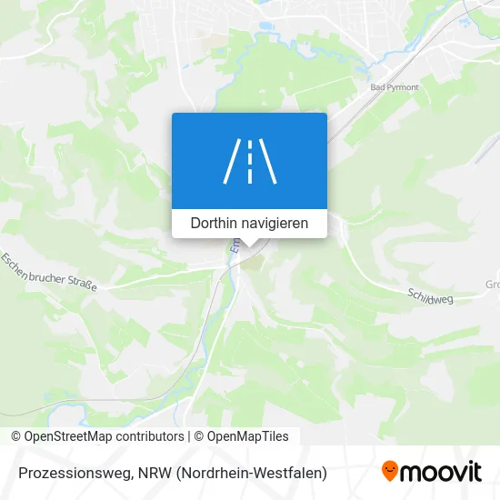 Prozessionsweg Karte