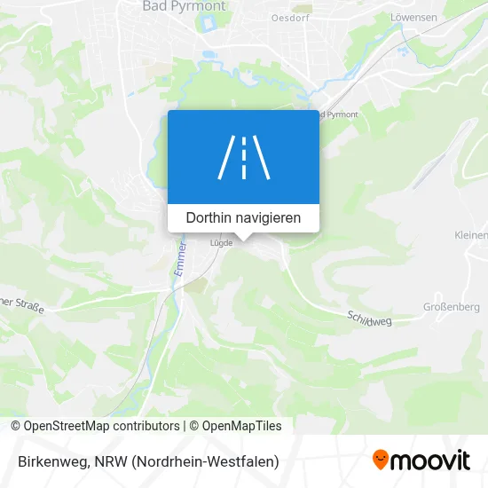 Birkenweg Karte