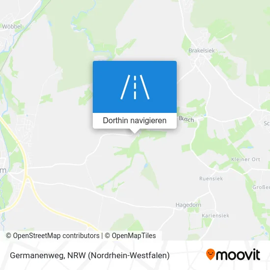 Germanenweg Karte