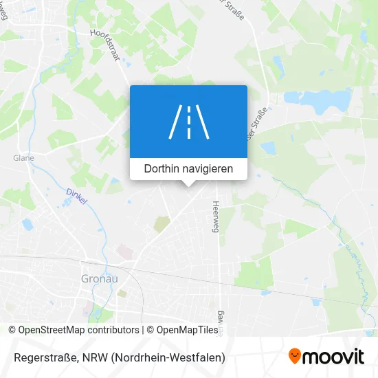 Regerstraße Karte