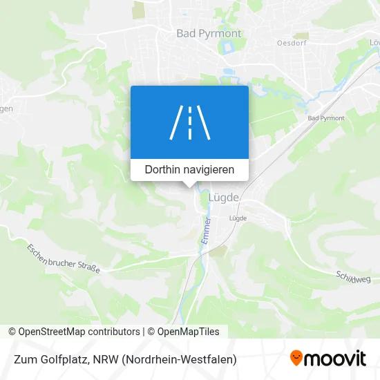 Zum Golfplatz Karte