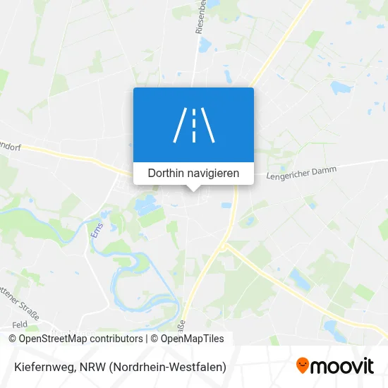 Kiefernweg Karte