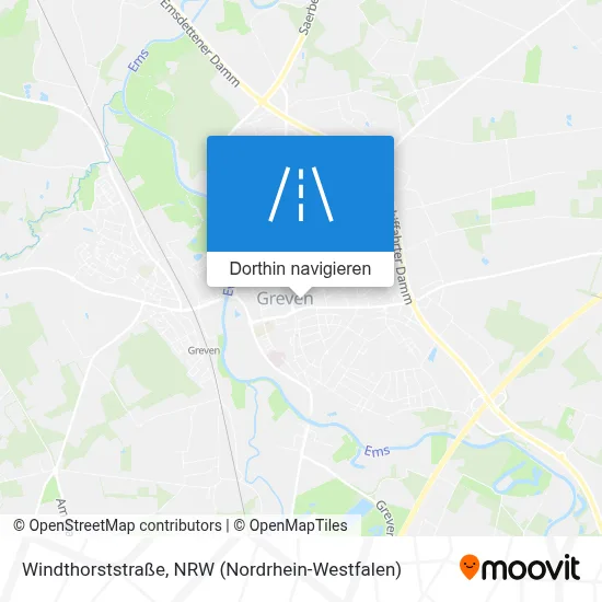 Windthorststraße Karte
