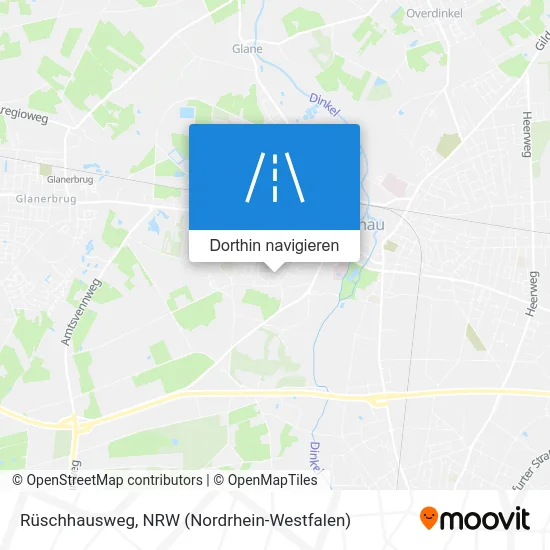 Rüschhausweg Karte