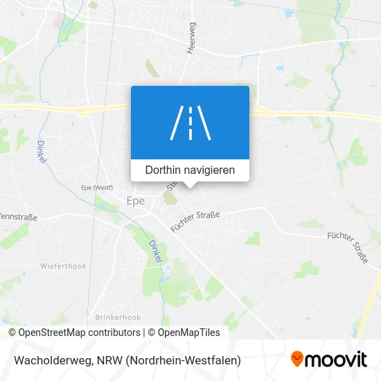 Wacholderweg Karte