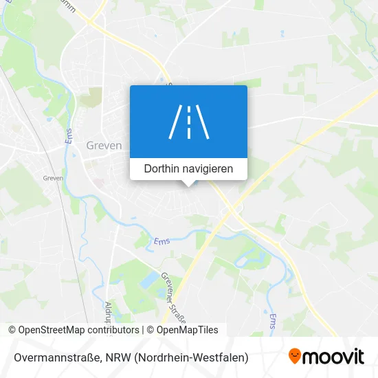 Overmannstraße Karte