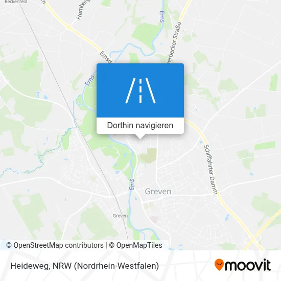 Heideweg Karte