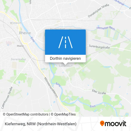 Kiefernweg Karte