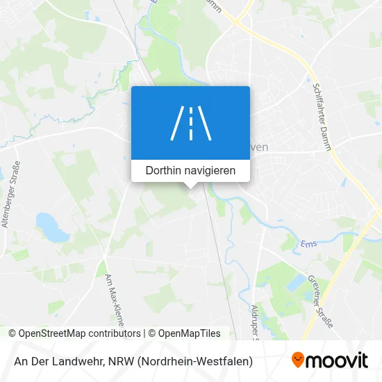 An Der Landwehr Karte