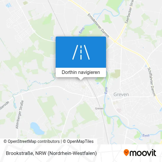 Brookstraße Karte