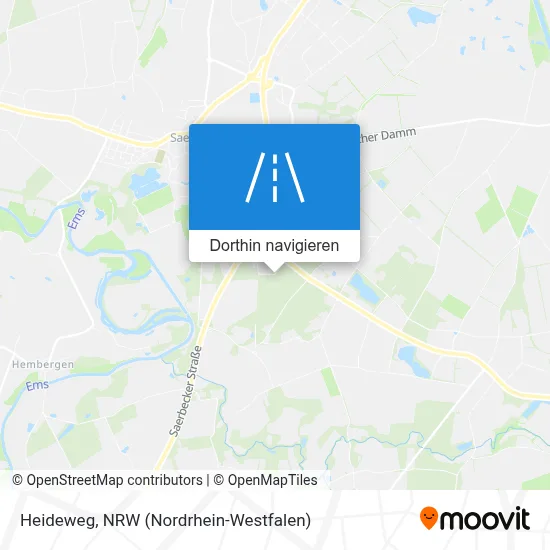 Heideweg Karte