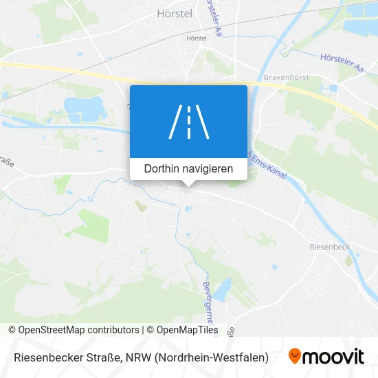 Riesenbecker Straße Karte
