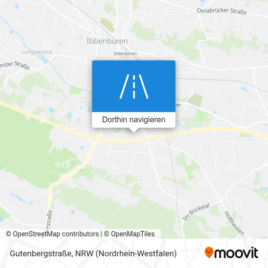 Gutenbergstraße Karte