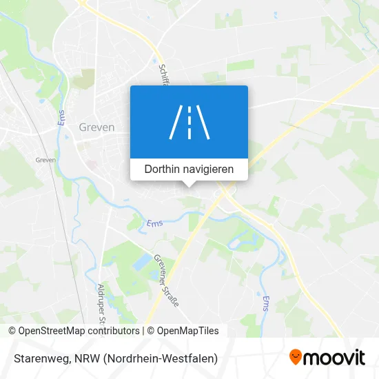 Starenweg Karte
