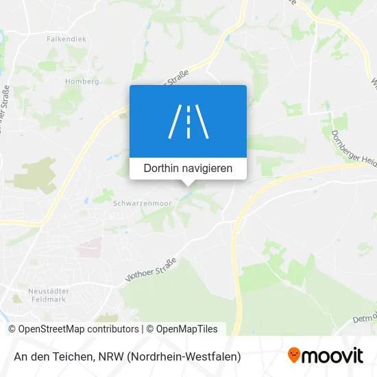 An den Teichen Karte