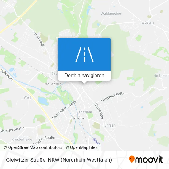 Gleiwitzer Straße Karte