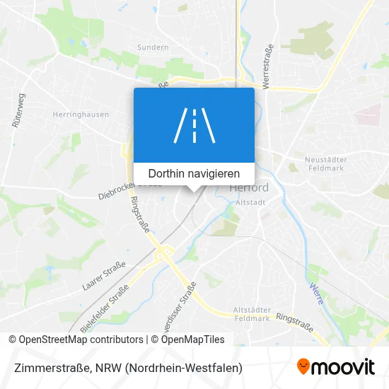Zimmerstraße Karte