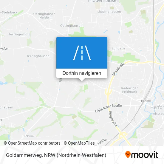 Goldammerweg Karte