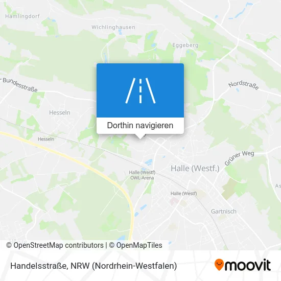 Handelsstraße Karte