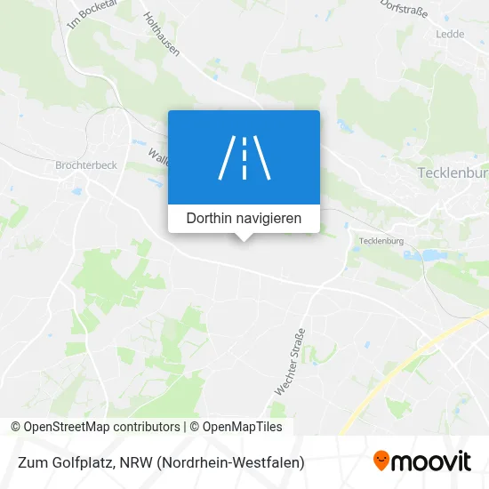 Zum Golfplatz Karte