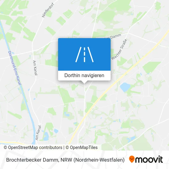 Brochterbecker Damm Karte
