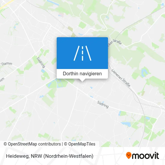 Heideweg Karte