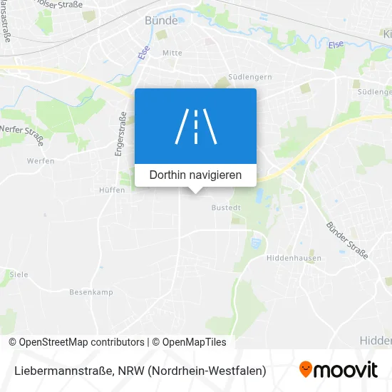 Liebermannstraße Karte