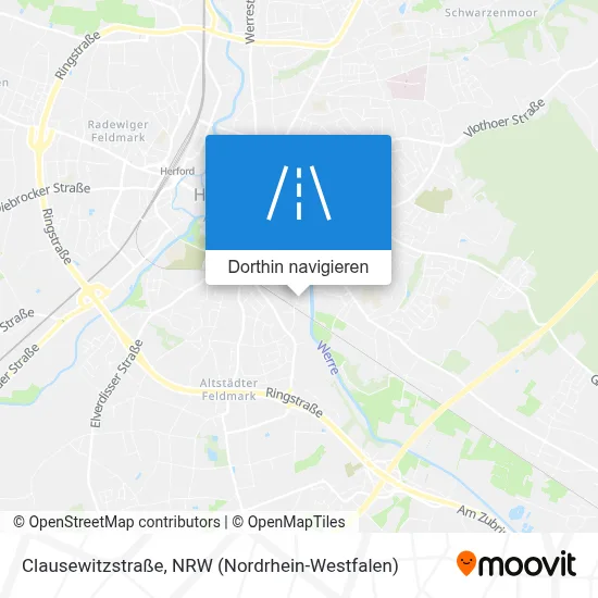 Clausewitzstraße Karte