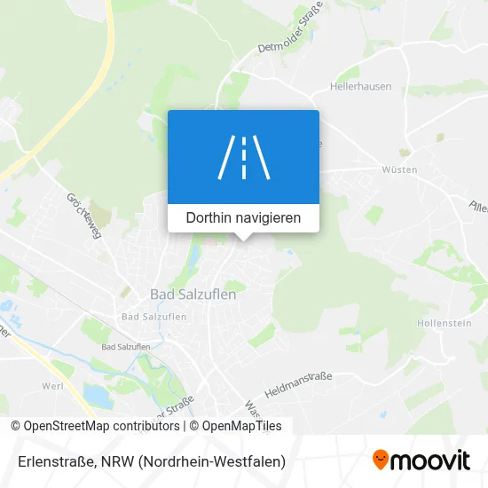 Erlenstraße Karte
