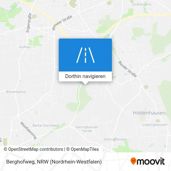 Berghofweg Karte