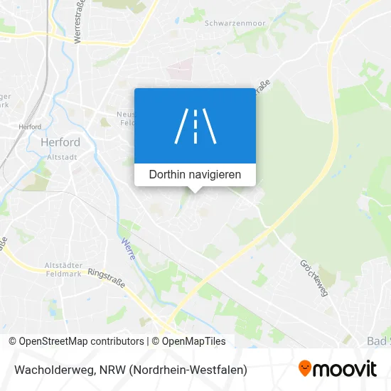 Wacholderweg Karte