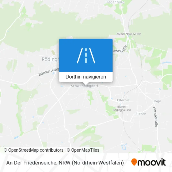 An Der Friedenseiche Karte