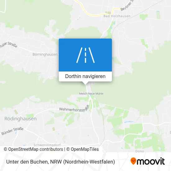 Unter den Buchen Karte