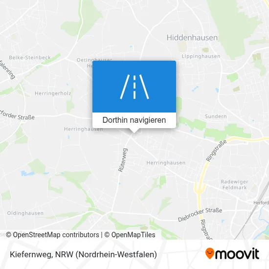 Kiefernweg Karte