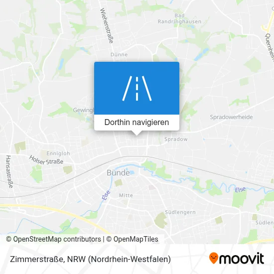 Zimmerstraße Karte