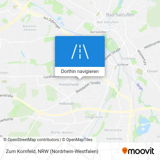 Zum Kornfeld Karte