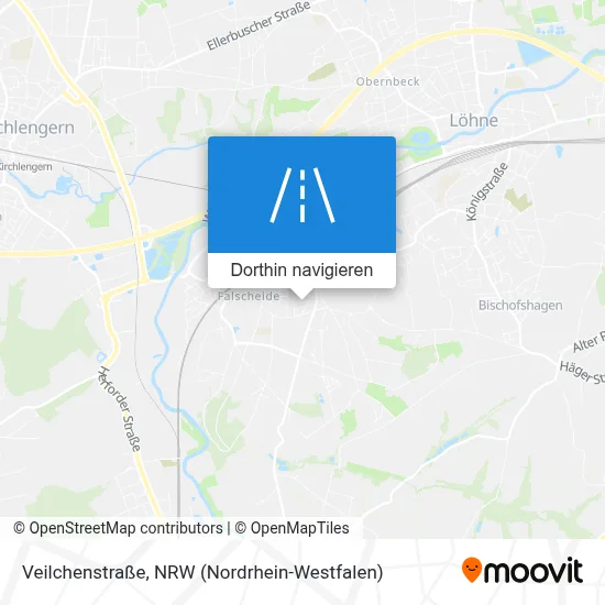 Veilchenstraße Karte