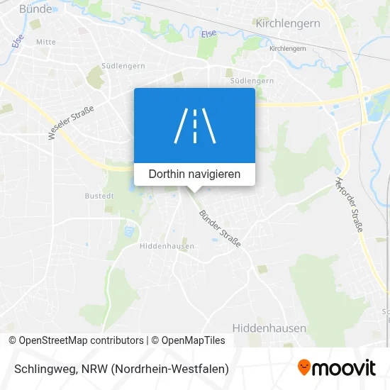 Schlingweg Karte