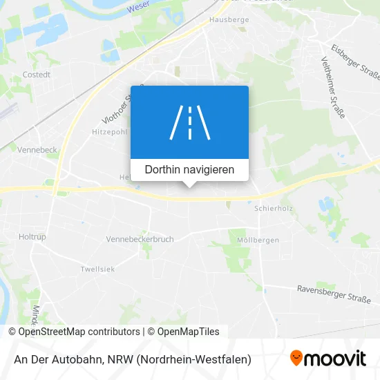 An Der Autobahn Karte
