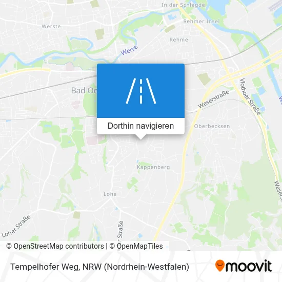 Tempelhofer Weg Karte