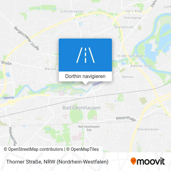Thorner Straße Karte