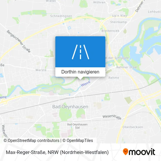 Max-Reger-Straße Karte