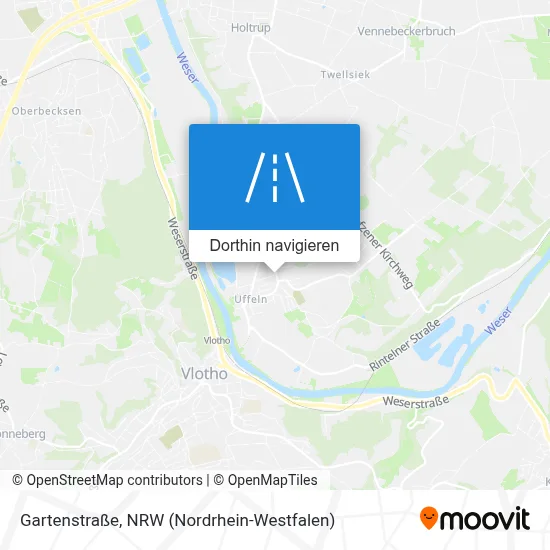 Gartenstraße Karte