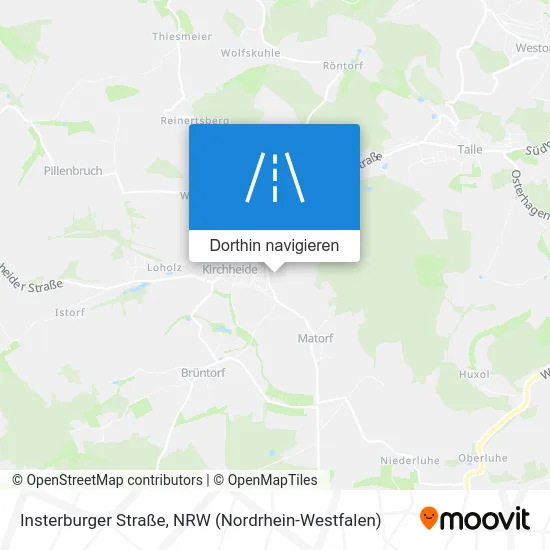 Insterburger Straße Karte