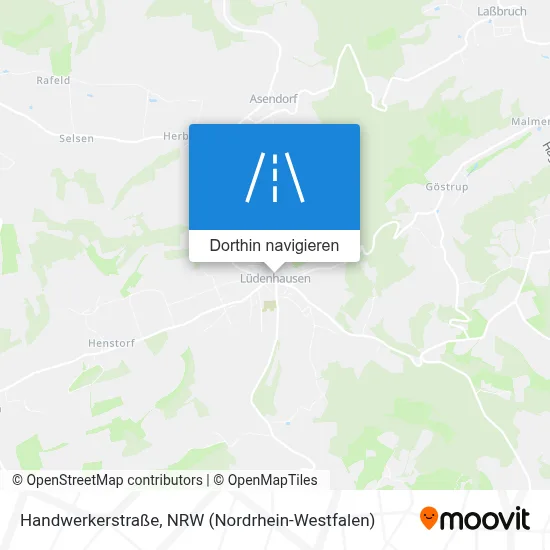 Handwerkerstraße Karte